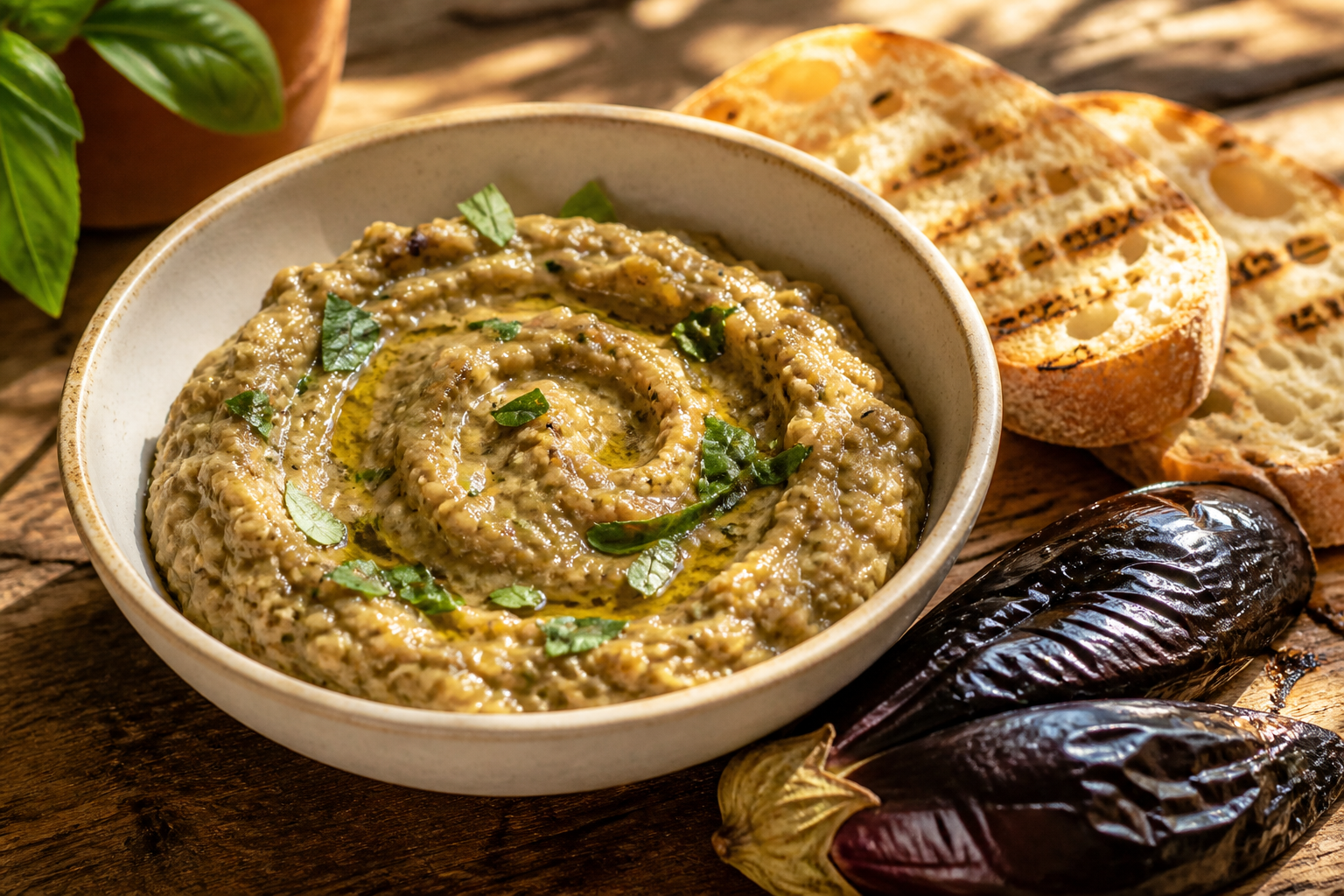 Caviar d’aubergine au four facile
