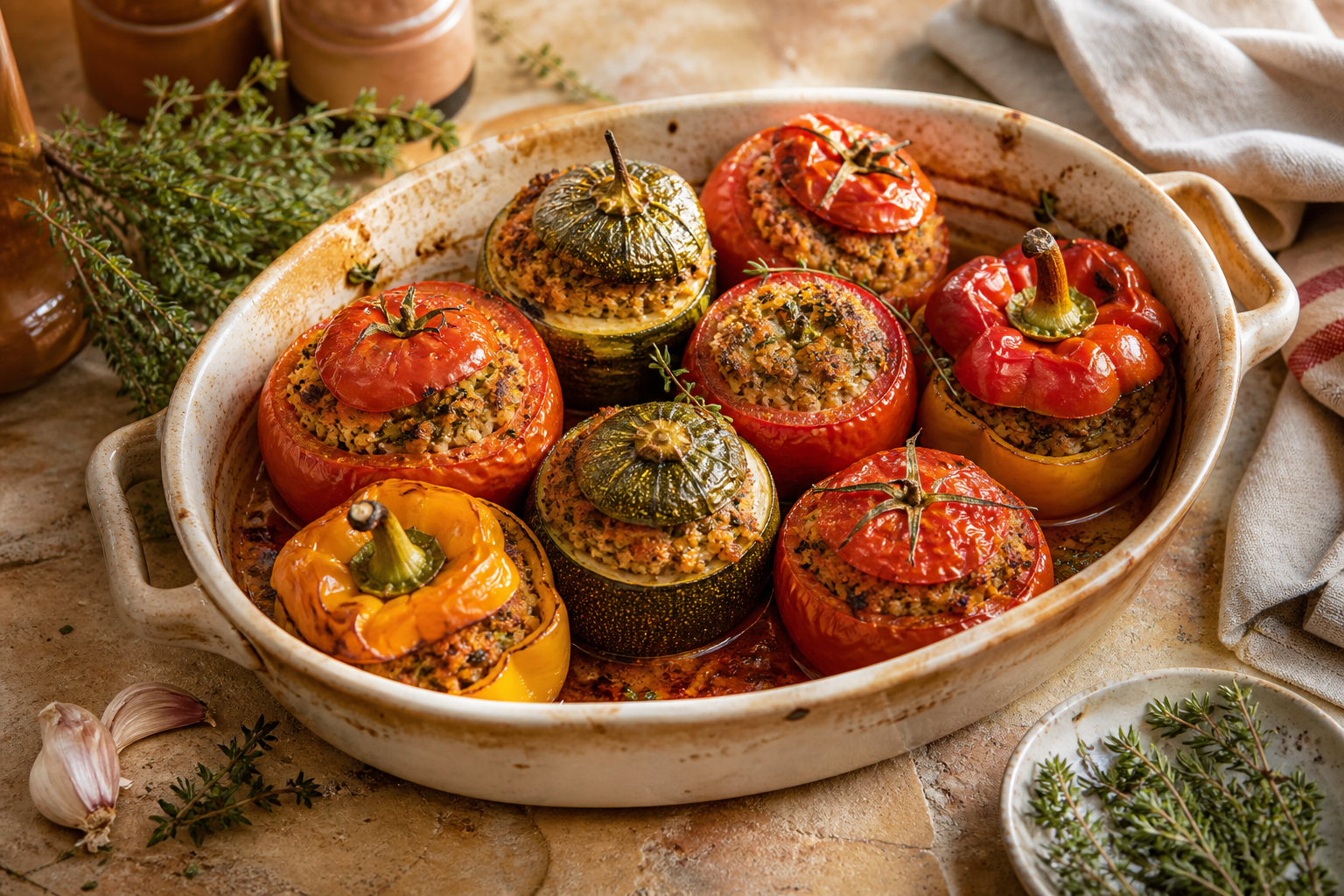 Farcis provençaux au four faciles