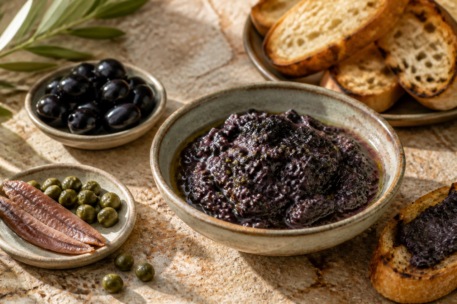 Tapenade noire maison