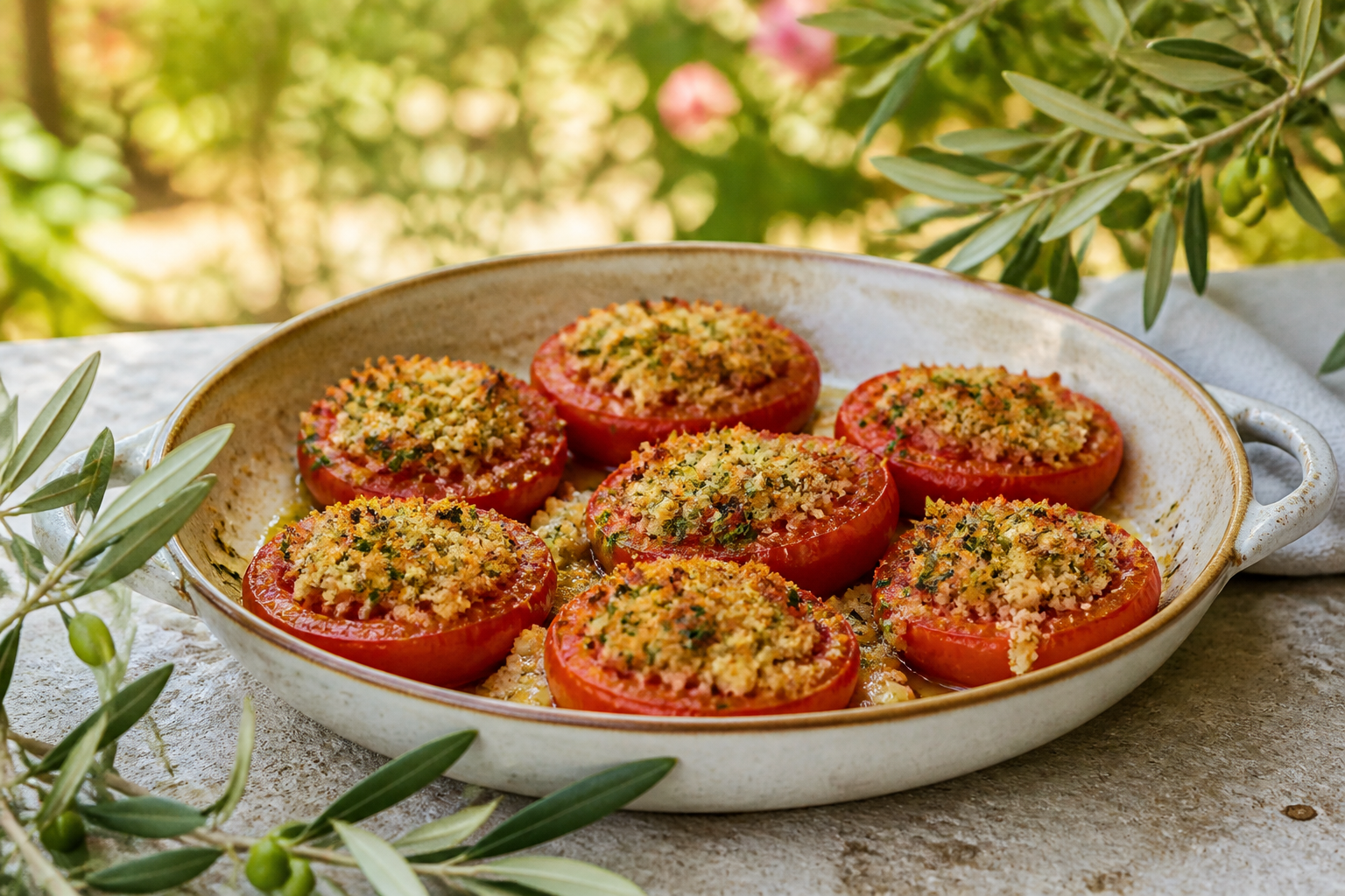 Tomates provençales au four faciles